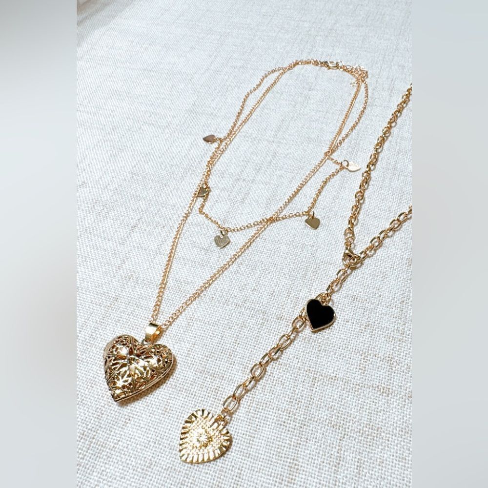 Boho heart necklace N550 - Picture 4 of 5